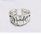 silver ankh ring