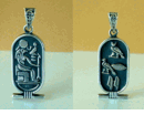 Egyptian Silver Cartouche Jewelry