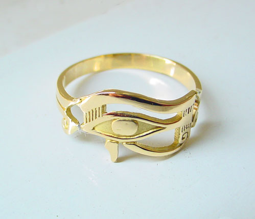 Gold Rings/ Egyptian Ankh Ring