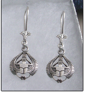 Leather Jewelry - Silver Egyptian Jewelry