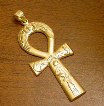 gold Jewelry - Ankh Pendant
