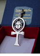 silver ankh pendant