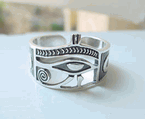 handmade rings key of life size 8 - Ankh key
